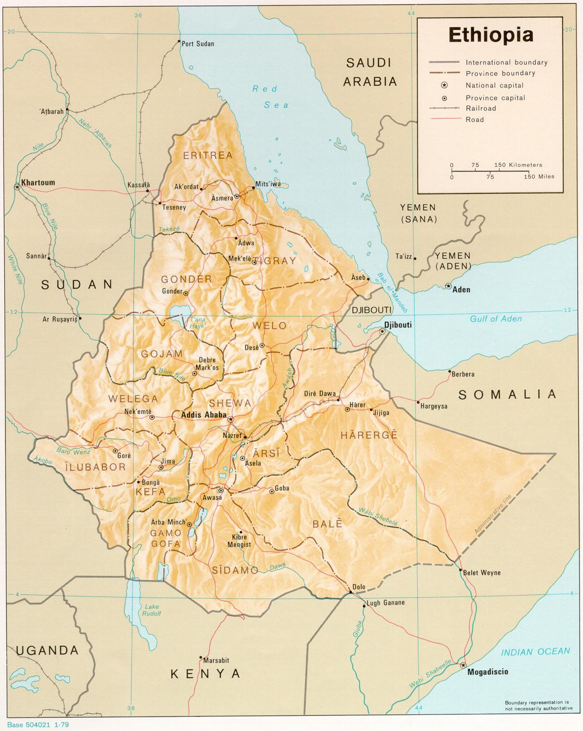 ældste Etiopiske kort